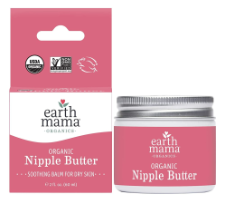 EARTH MAMA ORGANIC NIPPLE BUTTER BREASTFEEDING CREAM - 2 FL OZ