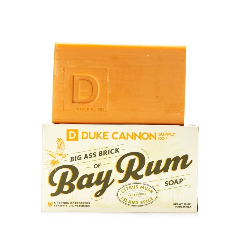 DUKE CANNON SUPPLY CO. SOAP BAR BAY RUM - 10 OZ - 3 ADET