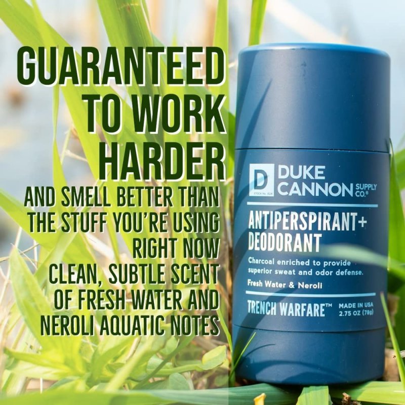 DUKE CANNON SUPPLY CO. TRENCH WARFARE ANTIPERSPIRANT & DEODORANT - 2.75 - 3 ADET