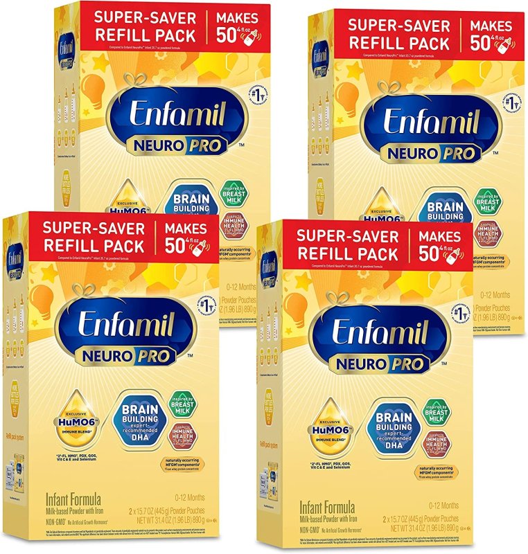 ENFAMIL NEUROPRO BABY FORMULA - 4'LU PAKET
