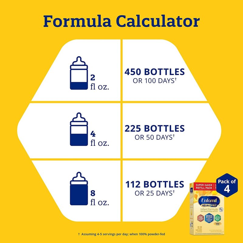 ENFAMIL NEUROPRO BABY FORMULA - 4'LU PAKET