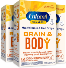 ENFAMIL BABY VITAMIN POLY-VI-SOL WITH IRON MULTIVITAMIN SUPPLEMENT DROPS - 50 ML - 3'LU PAKET