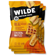 WILDE CHICKEN AND WAFFLES CHICKEN CHIPS - 2.25 OZ - 3'LU PAKET