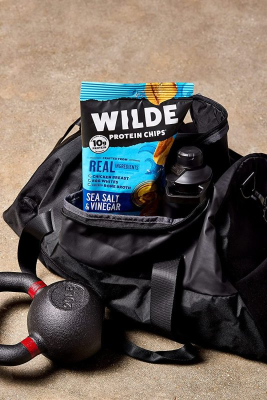 WILDE SEA SALT AND VINEGAR CHICKEN CHIPS - 2.25 OZ - 3'LU PAKET