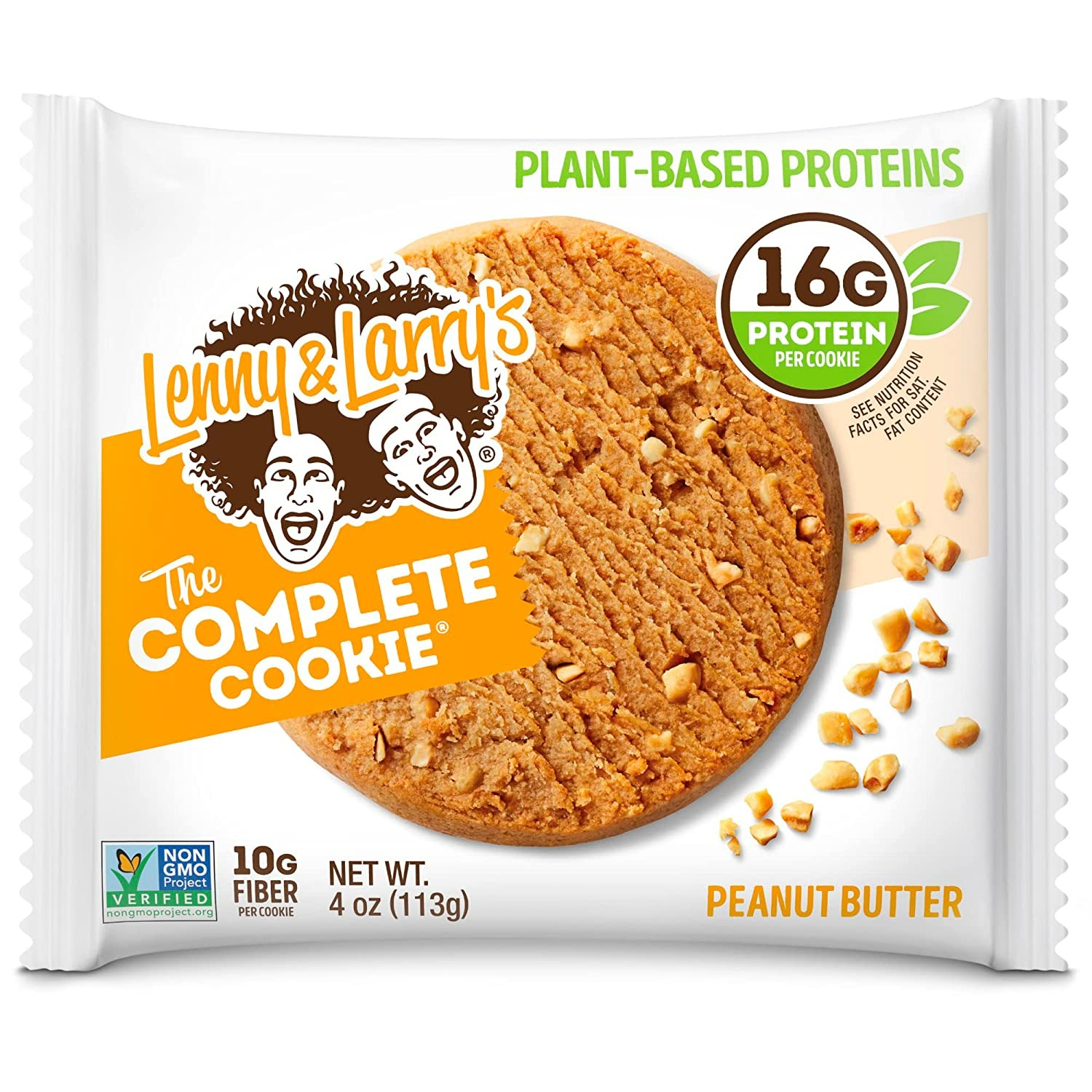 LENNY & LARRY'S THE COMPLETE COOKIE - PEANUT BUTTER - 4 OZ COOKIE - 12 ADET
