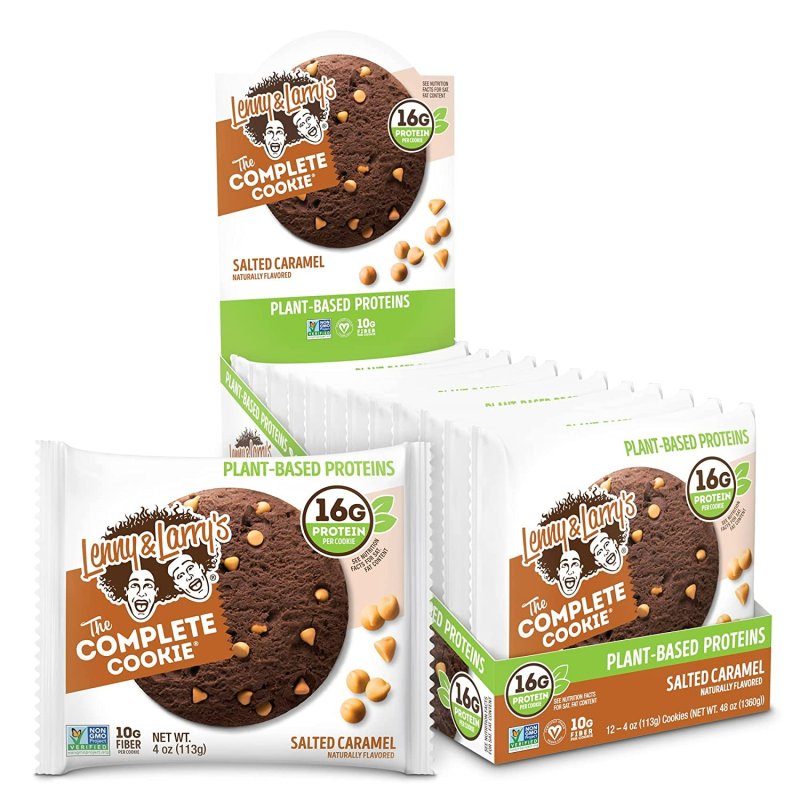 LENNY & LARRY'S THE COMPLETE COOKIE - SALTED CARAMEL - 4 OZ - 12 ADET