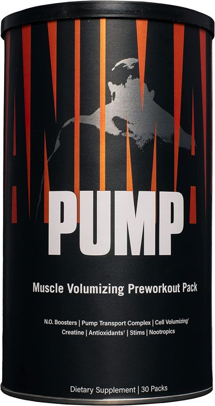 ANIMAL PUMP – PREWORKOUT - VEIN POPPING PUMPS – ENERGY AND FOCUS – CREATINE – NITRIC OXIDE – EASY TO REMOVE STIMULANT PILL  – 30 ADET