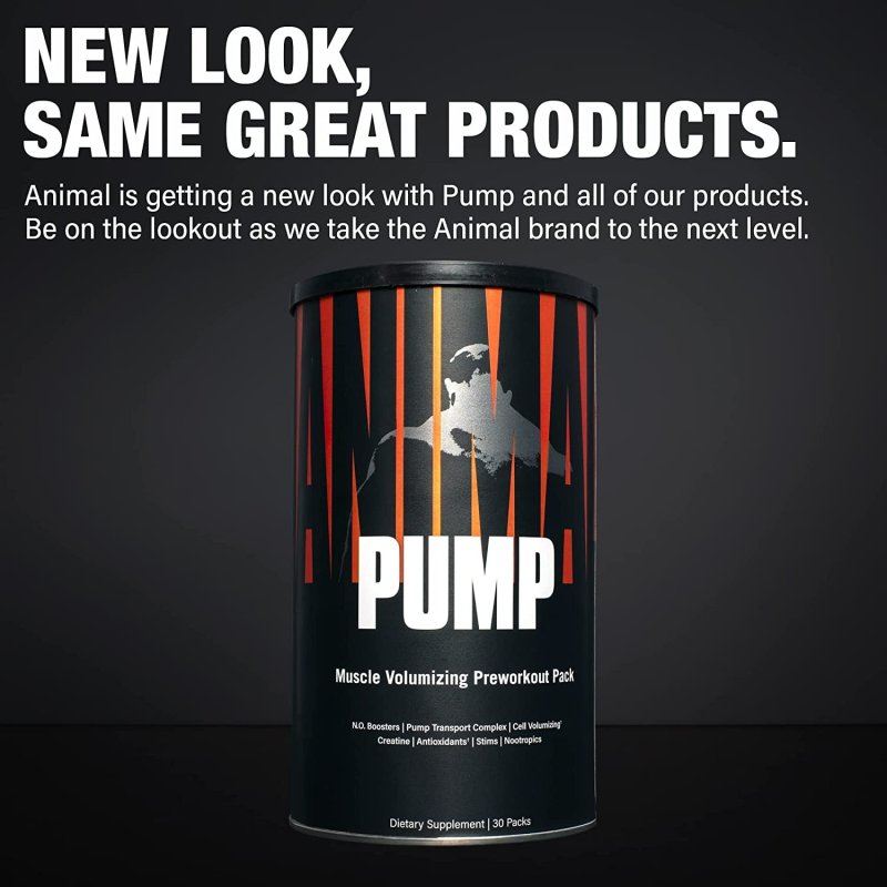 ANIMAL PUMP – PREWORKOUT - VEIN POPPING PUMPS – ENERGY AND FOCUS – CREATINE – NITRIC OXIDE – EASY TO REMOVE STIMULANT PILL  – 30 ADET