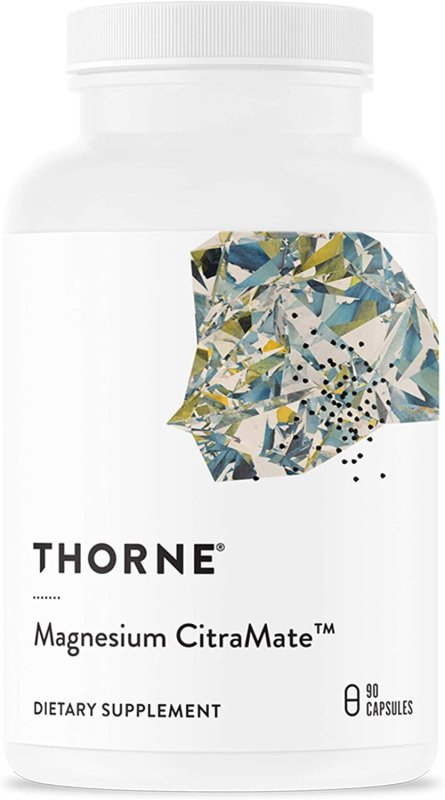 THORNE MAGNESIUM CITRAMATE - MAGNESIUM SUPPLEMENT - 90 KAPSUL