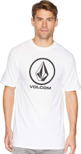 VOLCOM CRISP STONE SHORT SLEEVE TEE -  BEYAZ
