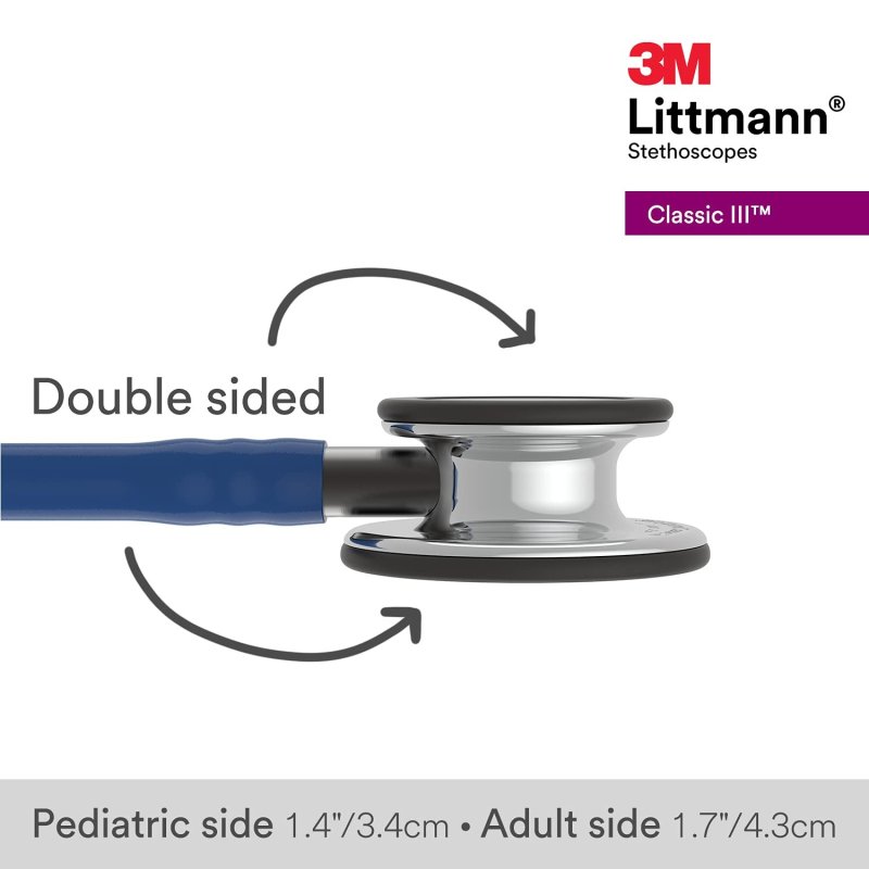 3M LITTMANN CLASSIC III MONITORING STETHOSCOPE - LACIVERT - 27 INC