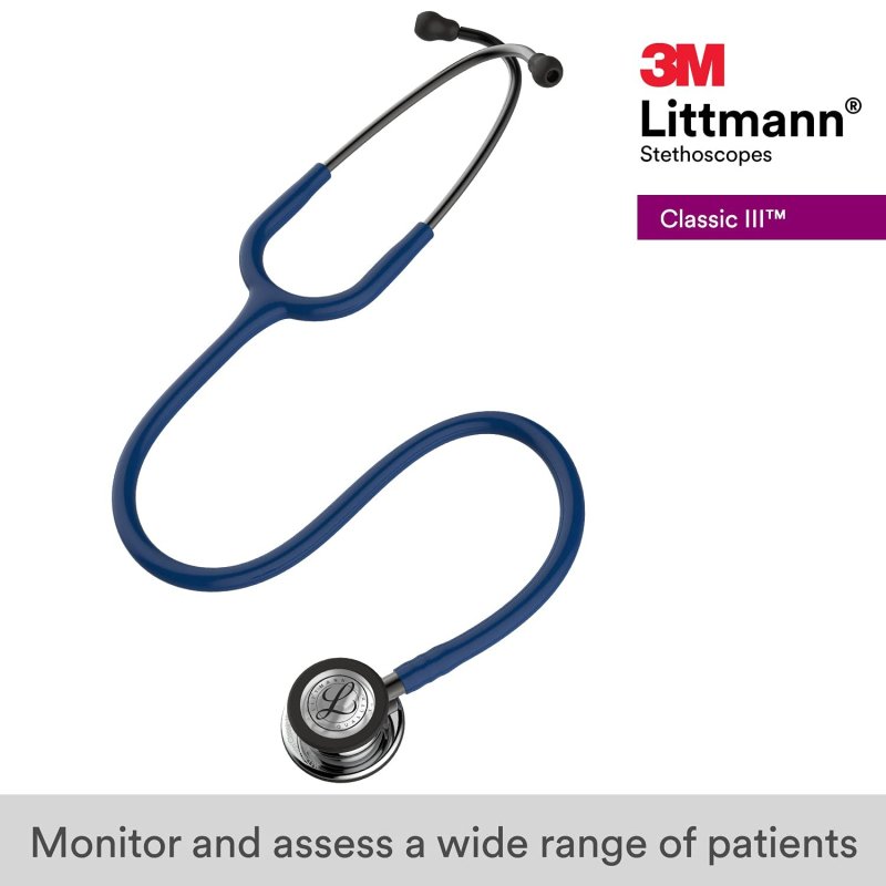 3M LITTMANN CLASSIC III MONITORING STETHOSCOPE - LACIVERT - 27 INC