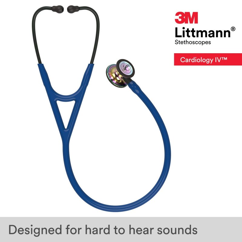 3M LITTMANN CARDIOLOGY IV DIAGNOSTIC STETHOSCOPE -  LACIVERT - 27 INC