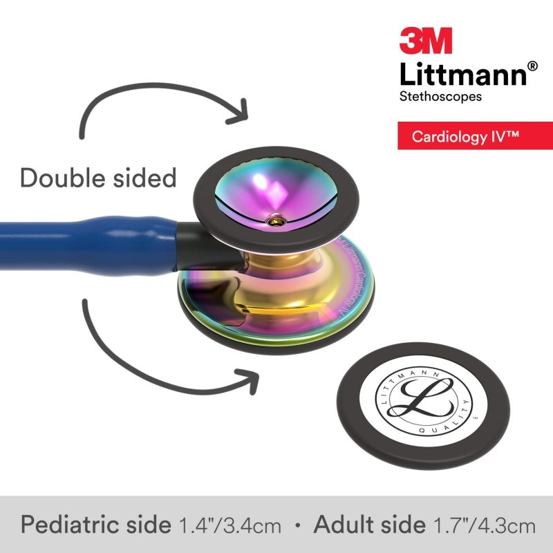 3M LITTMANN CARDIOLOGY IV DIAGNOSTIC STETHOSCOPE -  LACIVERT - 27 INC