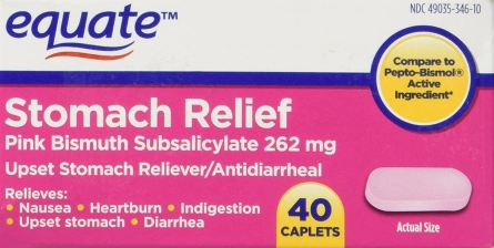 EQUATE STOMACH RELIEF CAPLETS - 40 ADET