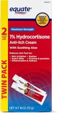 EQUATE TWINPACK 1% HYDROCORTISONE ANTI-ITCH CREAM