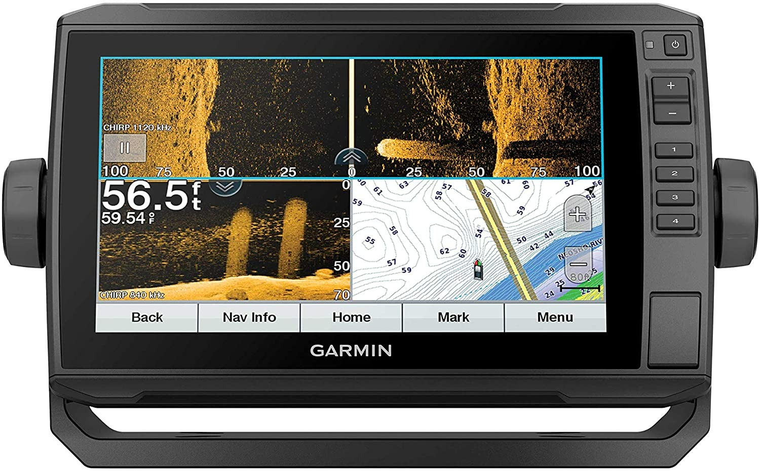 GARMIN ECHOMAP UHD 93SV - 9" KEYED-ASSIST TOUCHSCREEN CHARTPLOTTER
