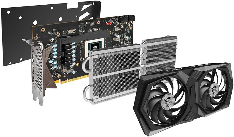 MSI GAMING GEFORCE RTX 3060 12GB 15 GBPS GDRR6 192-BIT 4 TWIN-FROZR TORX FAN AMPERE RGB OC GRAPHICS CARD