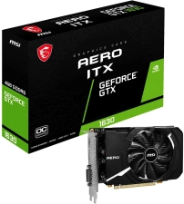 MSI GAMING GEFORCE GTX 1630 4GB GDRR6 64-BIT SINGLE FAN OC ITX GRAPHICS CARD