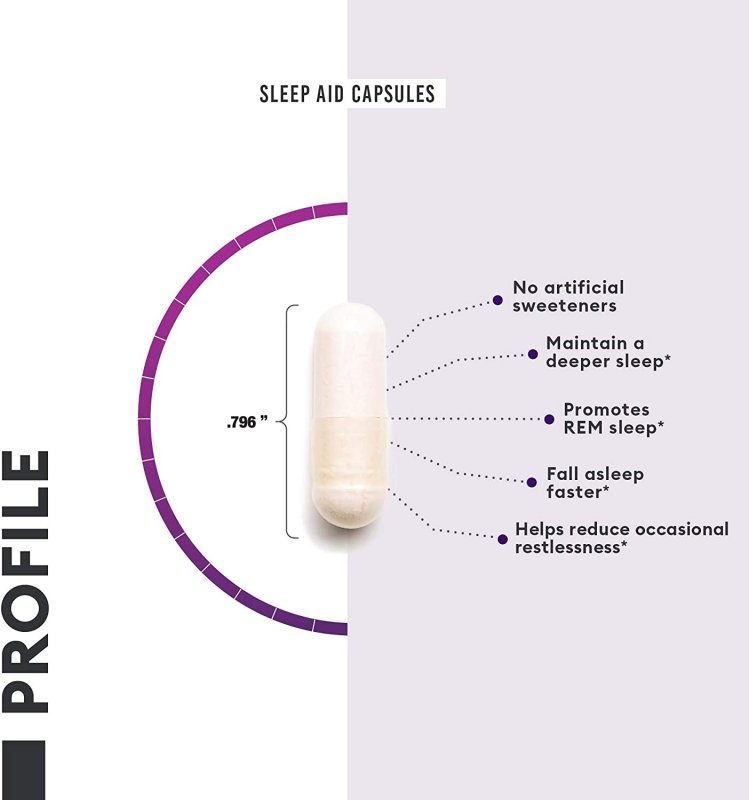 PHYSICIAN'S CHOICE NATURAL EFFECTIVE SLEEP AID FOR ADULTS - SUPPORTS DEEP REFRESHING REM SLEEP FAST