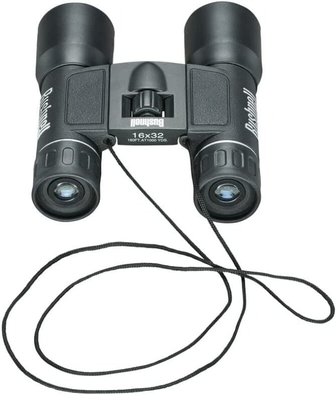 BUSHNELL POWERVIEW COMPACT FOLDING ROOF PRISM BINOCULAR - 8X21 MM