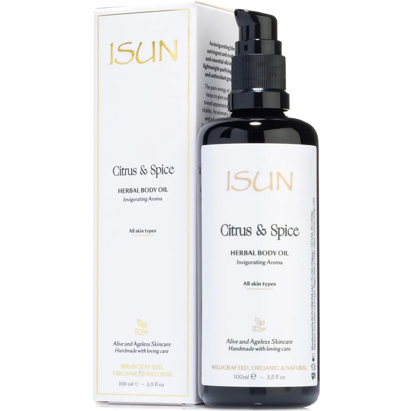 ISUN CITRUS & SPICE HERBAL BODY OIL - 100 ML