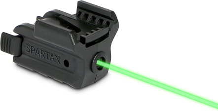 LASERMAX GREEN SPARTAN LASER - 1” LENGTH RAIL AND UP - 0.60 OZ