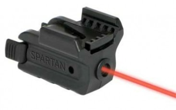 LASERMAX RED SPARTAN LASER - 1” LENGTH RAIL AND UP - 0.60 OZ