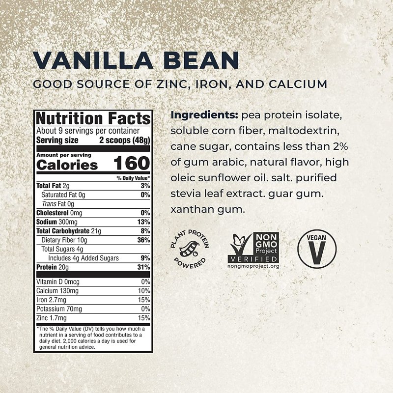 EVOLVE PROTEIN POWDER - IDEAL VANILLA - 20G PROTEIN - 16 OZ