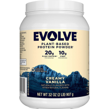 EVOLVE PLANT BASED PROTEIN POWDE - VANILLA BEAN - 20G VEGAN PROTEIN - 32 OZ