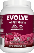 EVOLVE PROTEIN POWDER - BERRY MEDLEY - 32 OZ