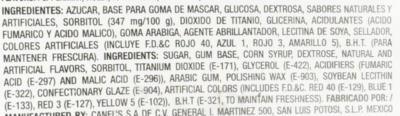 CANEL'S THE ORIGINAL CHEWING GUM 6 FLAVORS ASSORTMENT - 300 ADET