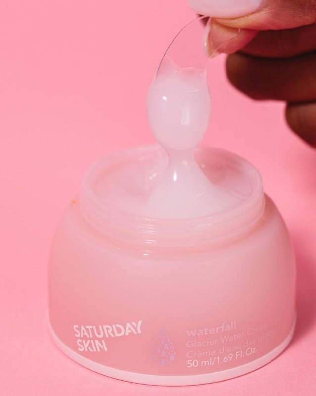 SATURDAY SKIN FACE MOISTURIZER WATER CREAM NATURAL FACIAL MOISTURIZER OIL - 1.69 FL OZ