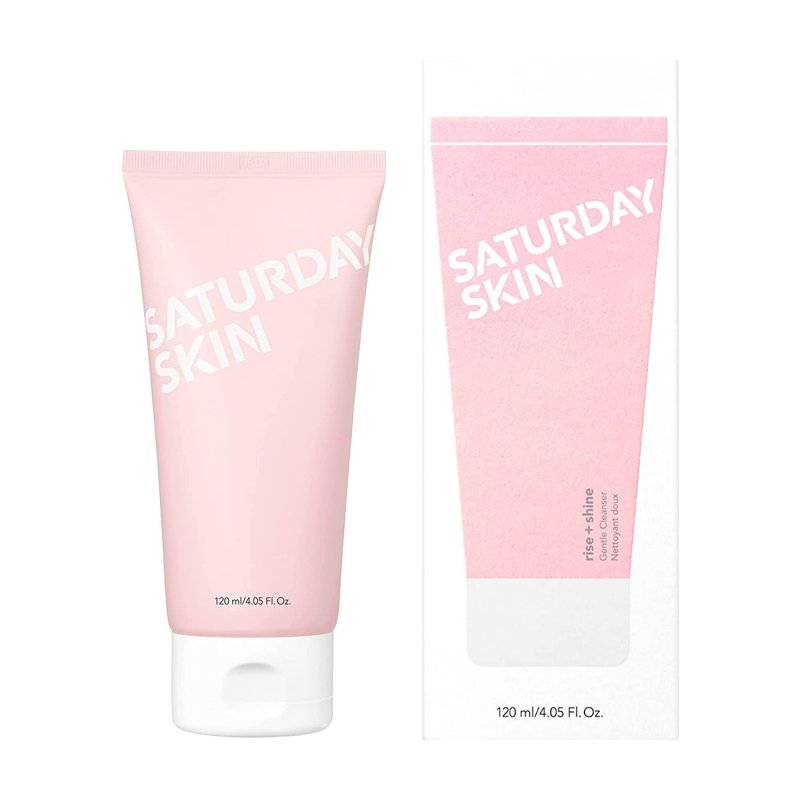SATURDAY SKIN FACE CLEANSER HYDRATING FOAM CLEANSER NATURAL INGREDIENTS ANTI-AGING  - 4.05 FL OZ