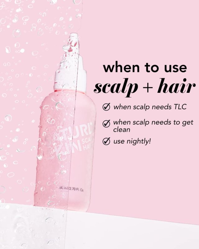 SATURDAY SKIN SCALP + HAIR STRENGTHENING PEPTIDE TREATMENT OVERNIGHT SERUM  -2.70 FL OZ