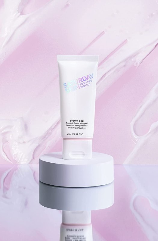SATURDAY SKIN PRETTY POP PREBIOTICS AND PROBIOTICS WHIPPED MOISTURIZING CREAM - 1.52 FL OZ