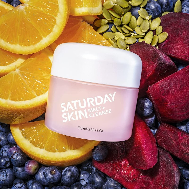 SATURDAY SKIN MELT + CLEANSE MAKEUP REMOVER BALM DAILY CLEANSING FACIAL BALM - 3.38 FL OZ