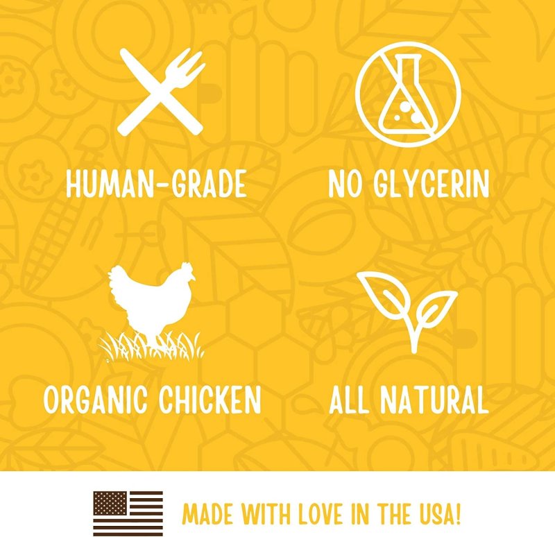 FULL MOON USDA ORGANIC CHICKEN TRAINING TREATS HEALTHY ALL NATURAL DOG TREATS - 175 ADET