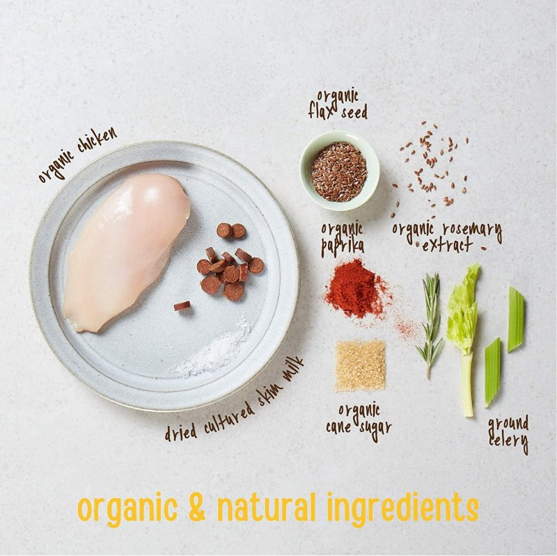 FULL MOON USDA ORGANIC CHICKEN TRAINING TREATS HEALTHY ALL NATURAL DOG TREATS - 175 ADET