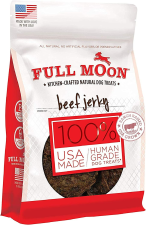 FULL MOON BEEF JERKY HEALTHY ALL NATURAL DOG TREATS GRAIN FREE - 11 OZ