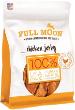 FULL MOON CHICKEN JERKY HEALTHY ALL NATURAL DOG TREATS GRAIN FREE- 24 OZ