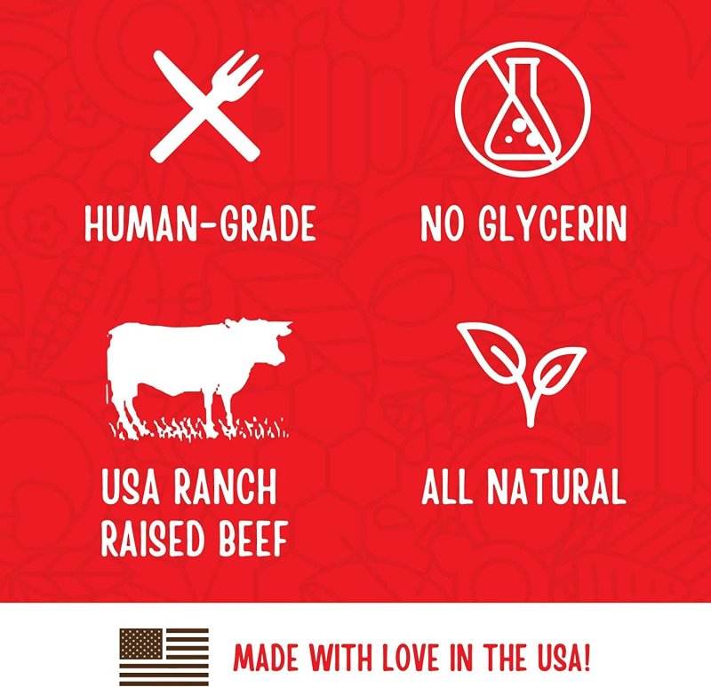FULL MOON ALL NATURAL ESSENTIALS BEEF JERKY TENDERS FREE RANGE HUMAN GRADE - 24 OZ