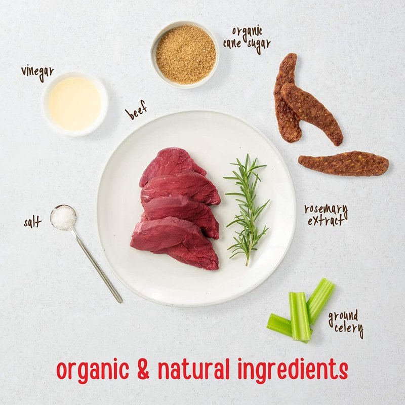 FULL MOON ALL NATURAL ESSENTIALS BEEF JERKY TENDERS FREE RANGE HUMAN GRADE - 24 OZ