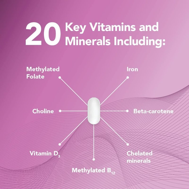 THERALOGIX ESSENTIA DAILY MULTIVITAMIN FOR WOMEN WITH IRON - 90 ADET