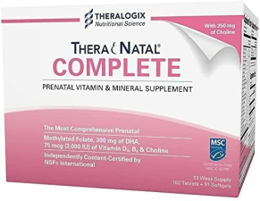 THERALOGIX THERANATAL COMPLETE PRENATAL VITAMIN - 13 HAFTALIK