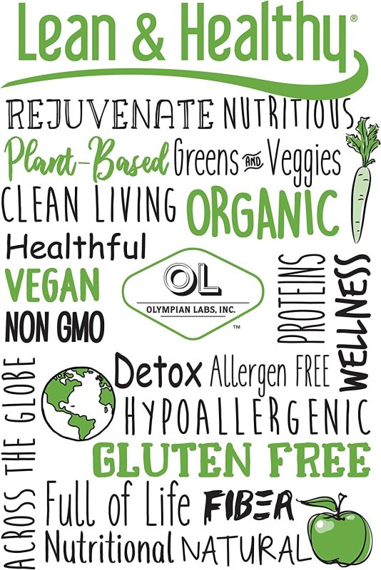OLYMPIAN LABS PURE SMOOTHIE MIX ORGANIC VEGAN PROTEIN POWDER - 18.9 OZ