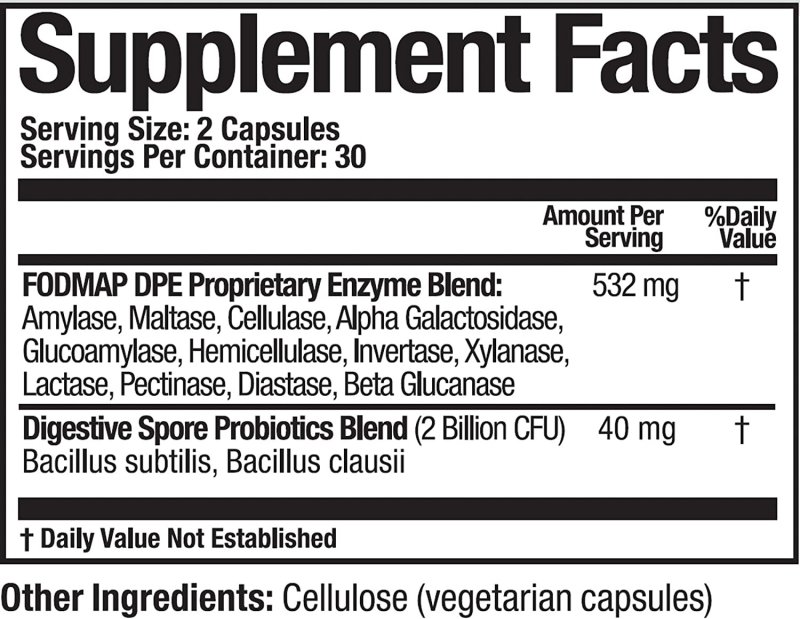 ARTHUR ANDREW MEDICAL - FODMAP DPE - 60 ADET