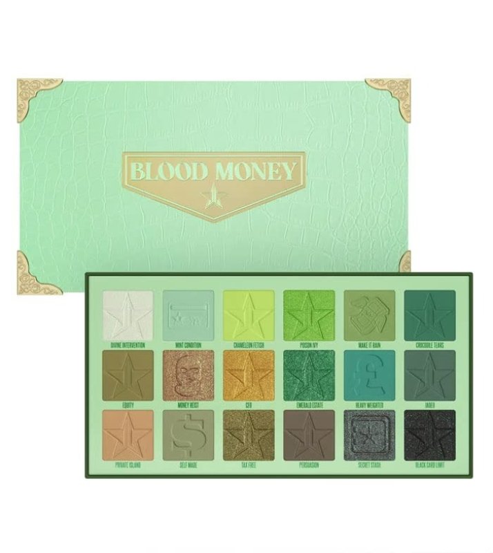 JEFFREE STAR COSMETICS BLOOD MONEY 8 SHADE EYESHADOW PALETTE