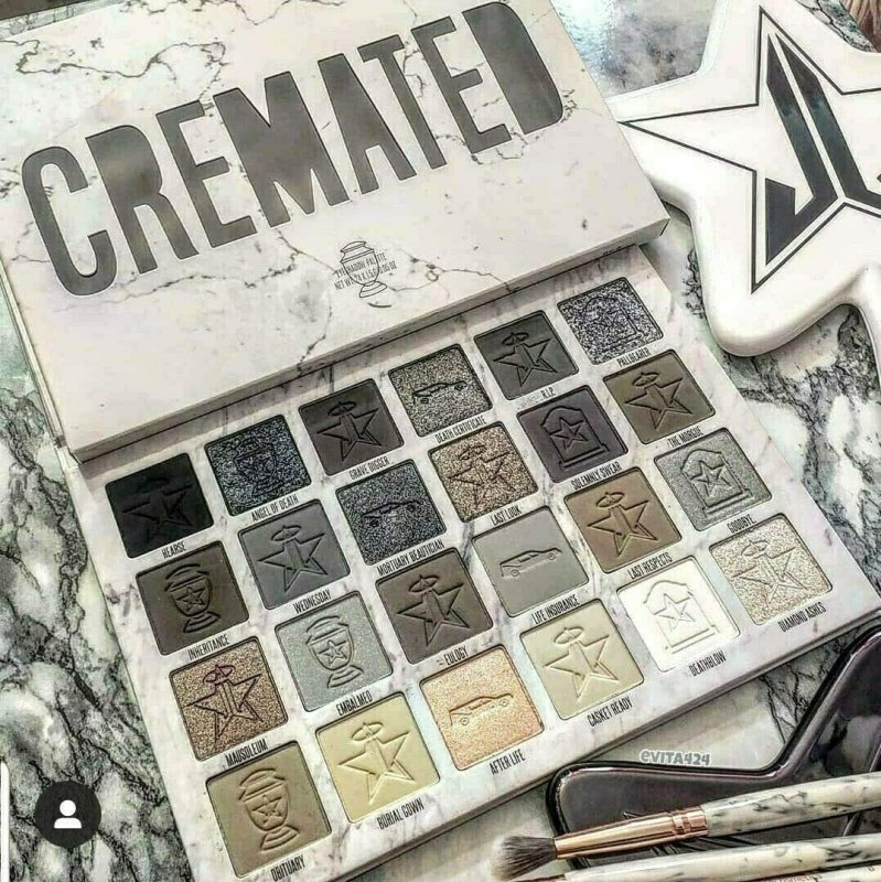 JEFFREE STAR CREMATED EYESHADOW PALETTE