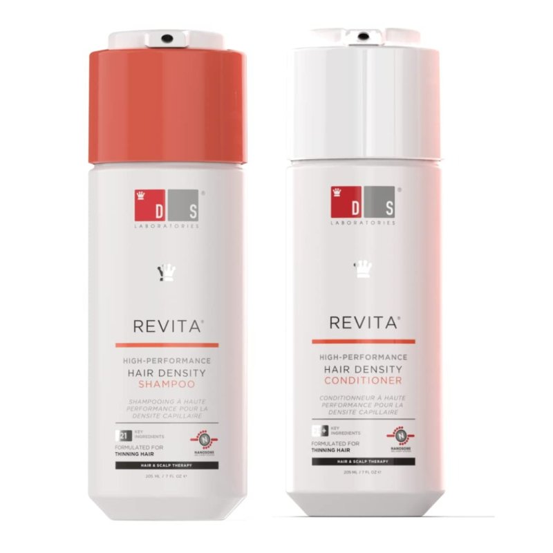 REVITA SHAMPOO AND CONDITIONER FOR THINNING HAIR BY DS LABORATORIES - VOLUMIZING AND THICKENING - 7 FL OZ